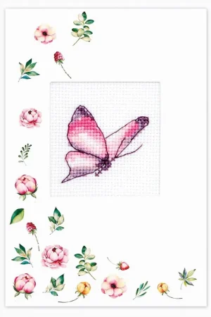 Money Back Guarantee Post Card SP-103L Counted Cross-Stitch Kit