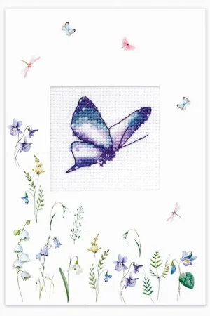 Hot Picks Post Card SP-102L Counted Cross-Stitch Kit