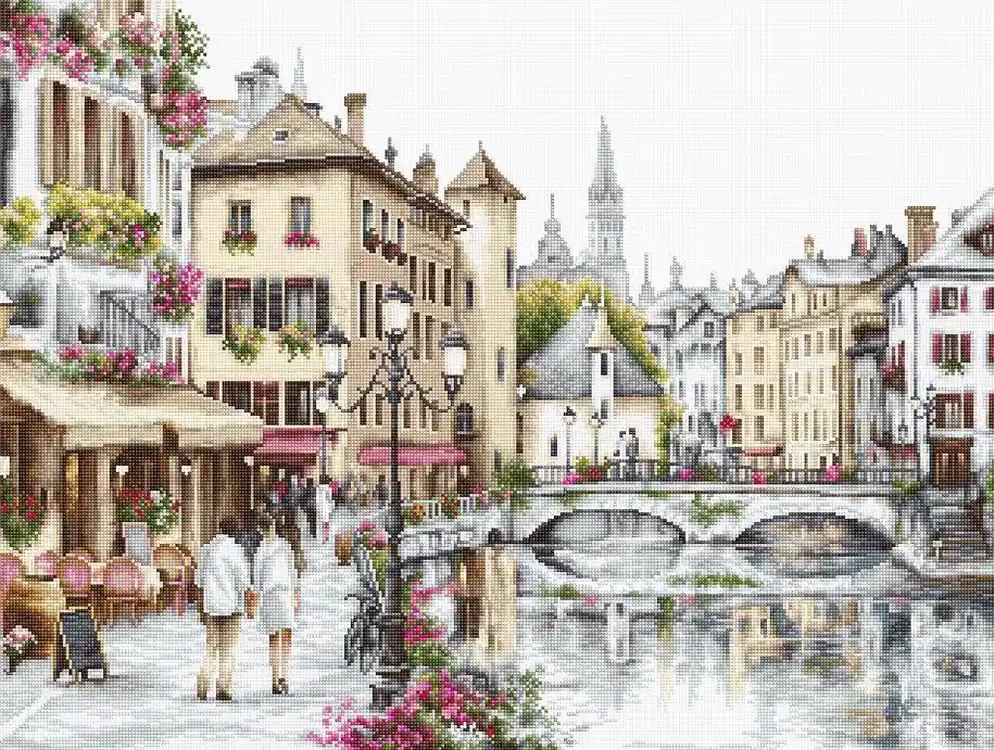 Lake Annecy B2384L Counted Cross-Stitch Kit Next Day Delivery