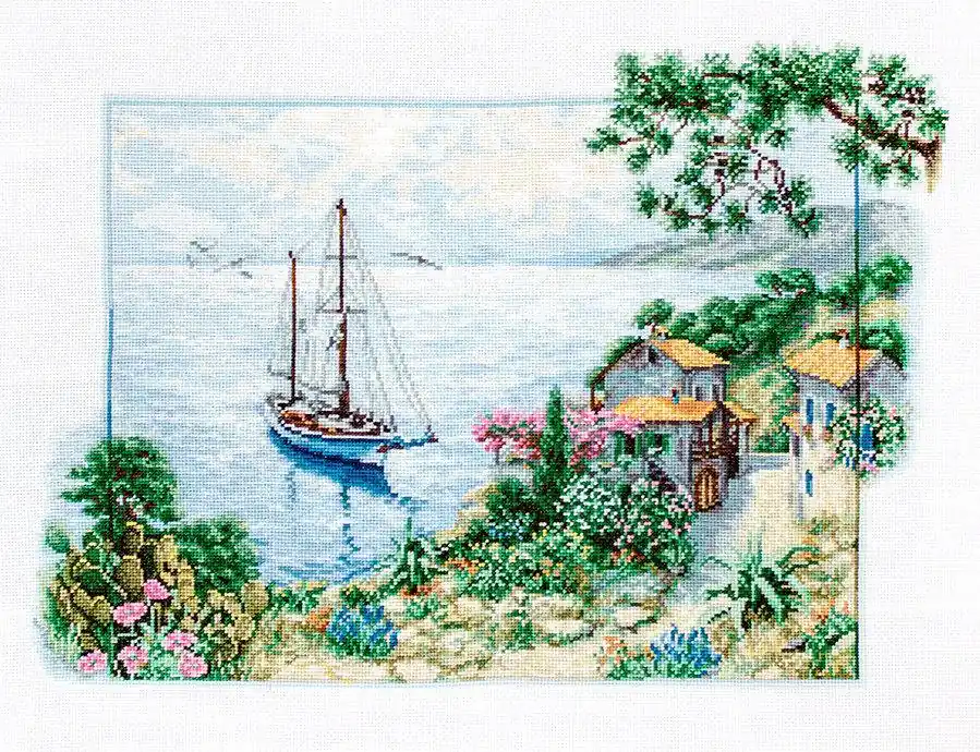 Seascape B2343L Counted Cross-Stitch Kit Express Delivery