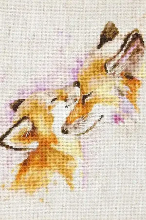 Foxes B2312L Counted Cross-Stitch Kit Buy Direct