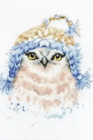 The Owl B2306L Counted Cross-Stitch Kit Viral