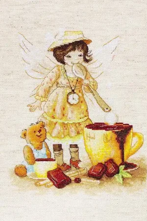 Modern Chocolate Fairy B1131L Counted Cross-Stitch Kit