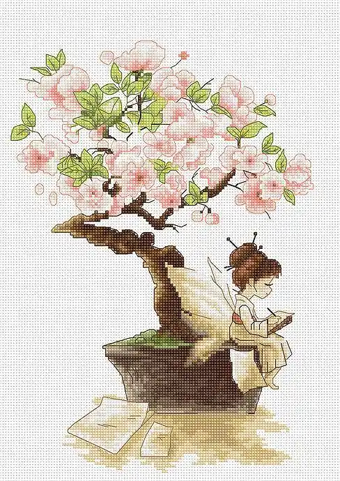Exclusive Offer The Sakura B1114L Counted Cross-Stitch Kit