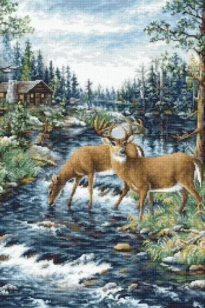 Exclusive Offer Peaceful Morning B606L Counted Cross-Stitch Kit