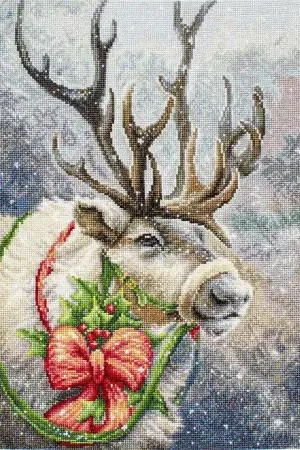 Viral Christmas Deer B598L Counted Cross-Stitch Kit