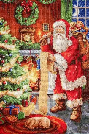 Shop Now Santa Claus B578L Counted Cross-Stitch Kit
