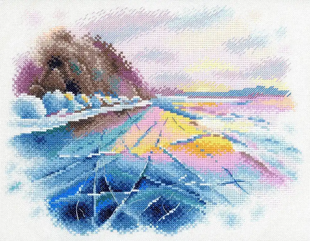 Low Price Winter Baikal A-042 Cross stitch kit