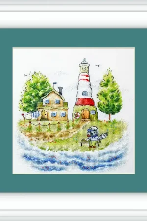 Lighthouse keeper RZ-34 Counted Cross-Stitch Kit Hot Picks