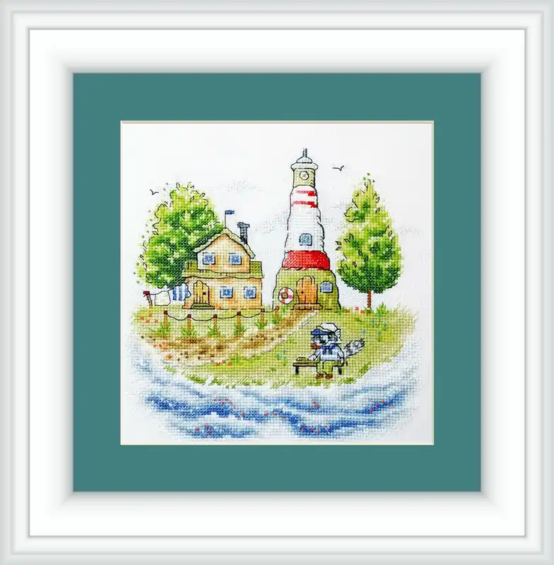 Lighthouse keeper RZ-34 Counted Cross-Stitch Kit Hot Picks