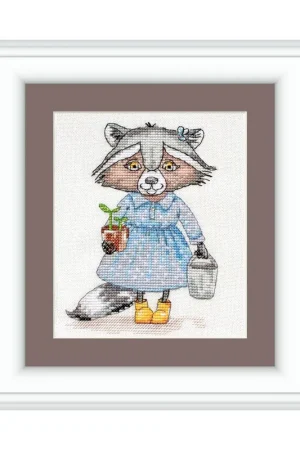 Secure Checkout Gardener - Her RZ-16 Counted Cross-Stitch Kit