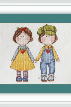 Twins GR-06 Counted Cross-Stitch Kit Buy Today