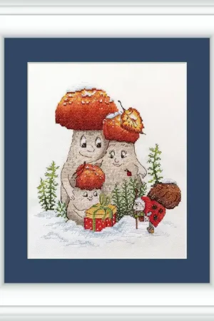 Celebration in the Forest VL-31 Counted Cross-Stitch Kit Handmade