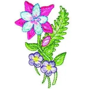 Top Pick Wildflowers Embroidery Design