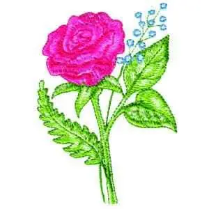 Rose Embroidery Design Buy Online