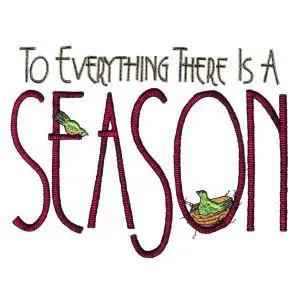 Season for Everything Embroidery Design Last Chance
