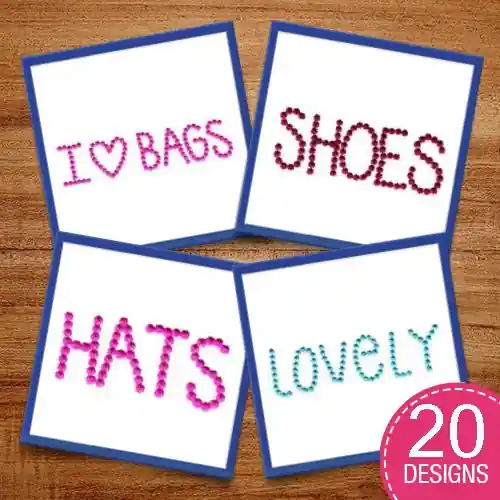 Seasonal Sale Girl Stuff Embroidery design pack by Morango Designs, Embroidery Packs on EmbroideryDesigns.com