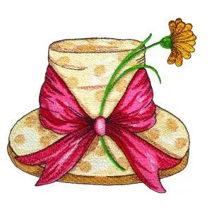 Easter Hat Embroidery Design Big Sale