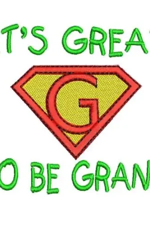 A Great Grandparent Embroidery Design Handmade