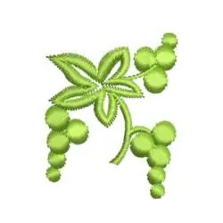 Claremont Grapes Embroidery Design Discount