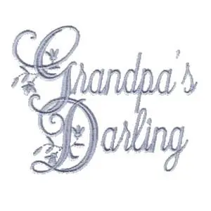 Best Seller Grandpas Darling Embroidery Design