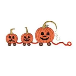 Trending Jack-O-Lantern Pully Embroidery Design