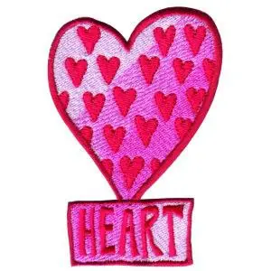 Secure Checkout Hearts Embroidery Design