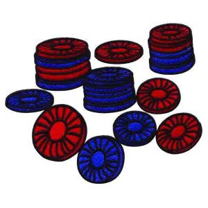 Poker Chips Embroidery Design Crafted