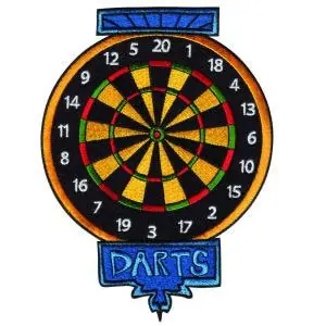 Darts Embroidery Design Free Delivery