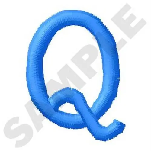 Shop Now Upper Case Q Embroidery Design