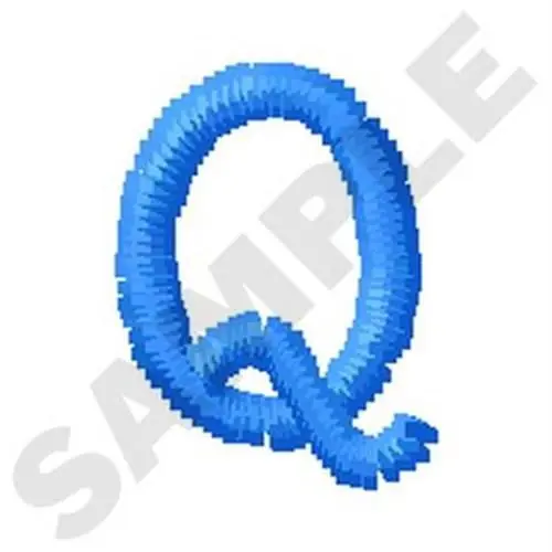 Super Sale Upper Case Q Embroidery Design