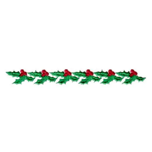 Line of Holly Embroidery Design Latest