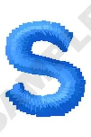 Don’t Miss Out Lower Case S Embroidery Design