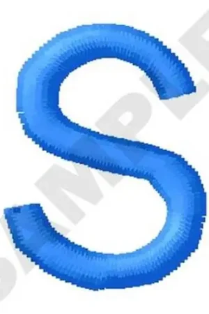 Wholesale Upper Case S Embroidery Design