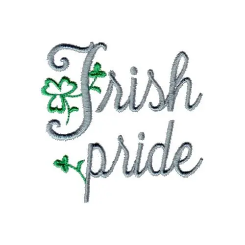 Irish Pride Embroidery Design Today Only