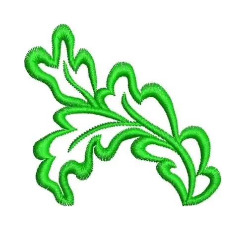 Linen Leaf Embroidery Design Grab Now