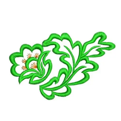 Save Now Irish Linen Flower Embroidery Design