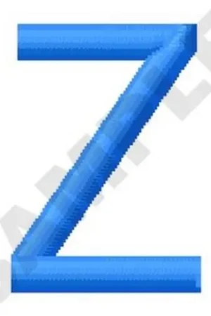 Viral Upper Case Z Embroidery Design