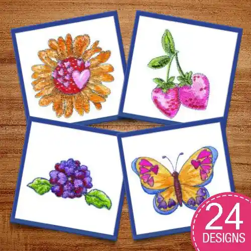 Affordable Heart & Home Embroidery design pack by Morango Designs, Embroidery Packs on EmbroideryDesigns.com
