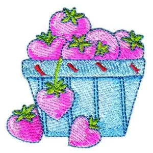 Strawberry Love Embroidery Design Get Yours