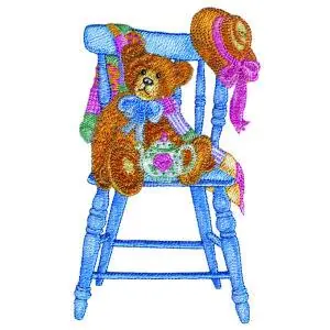 Free Shipping Teddy Bear Embroidery Design