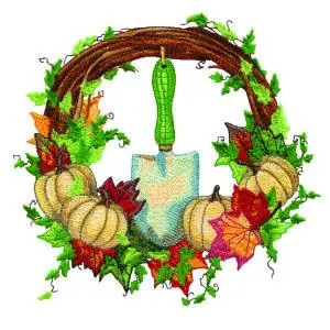 Editor’s Pick Fall Wreath Embroidery Design