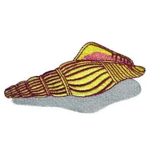 Trusted Brand Seashell Embroidery Design