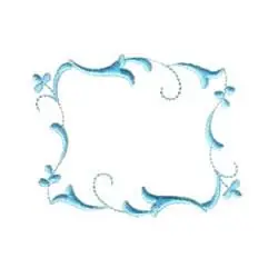 Exclusive Heirloom Floral Label Embroidery Design
