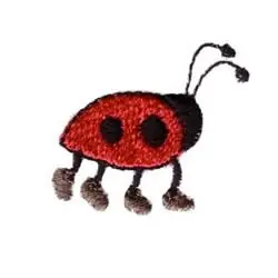 Walking Ladybug Embroidery Design High Quality