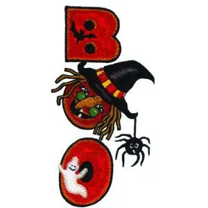 Boo Embroidery Design Weekend Sale