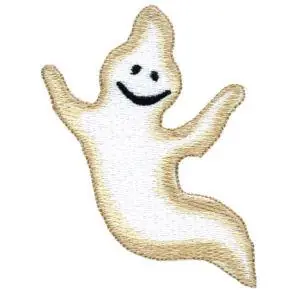 Bargain Ghost Embroidery Design