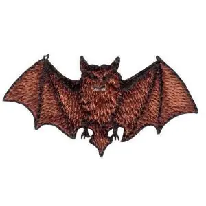 Genuine Halloween Bat Embroidery Design