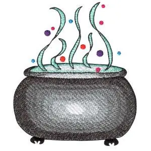 Witches Pot Embroidery Design Save Now