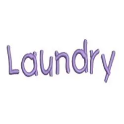 Direct From Factory Purple Laundry Embroidery Design